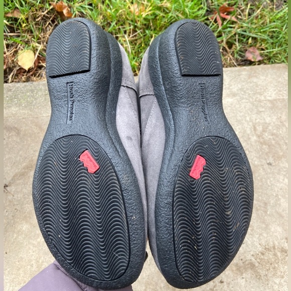 Hush Puppies Brown Suede Lace Up Wedge Boots Wave Reflex Sole Women's US Size 8 - Picture 7 of 12